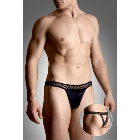 mens, Mens Thongs 4486 - Black S/m, pasiune.ro