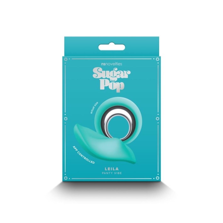 Vibrator Clitoridian Cu Telecomanda Sugar Pop Leila, Turcoaz 3
