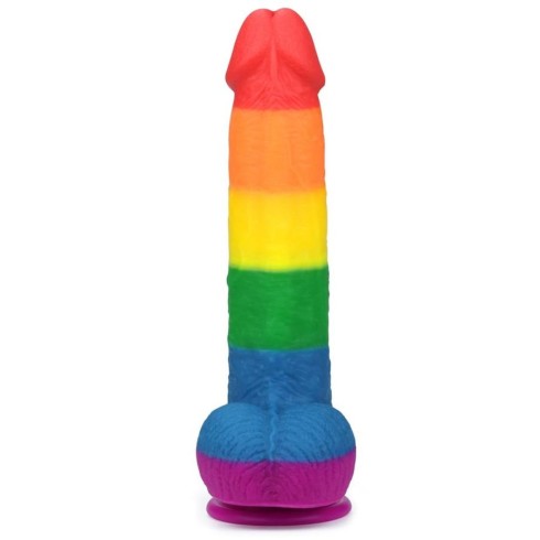 lovetoy, Dildo Clasic Cu Ventuza Prider, Multicolor, 22.5 Cm, pasiune.ro