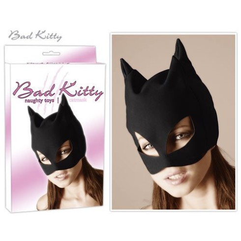 kitty, Masca Fetish Pisica, Negru, pasiune.ro