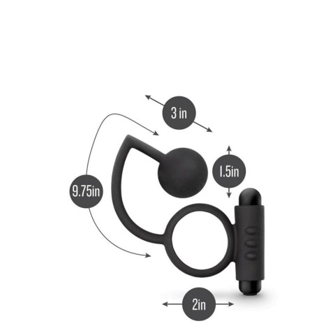 Pagina 2 - Blush, Bila Anala Cu Inel Penis Cu Vibratii Anal Adventures, Negru, pasiune.ro