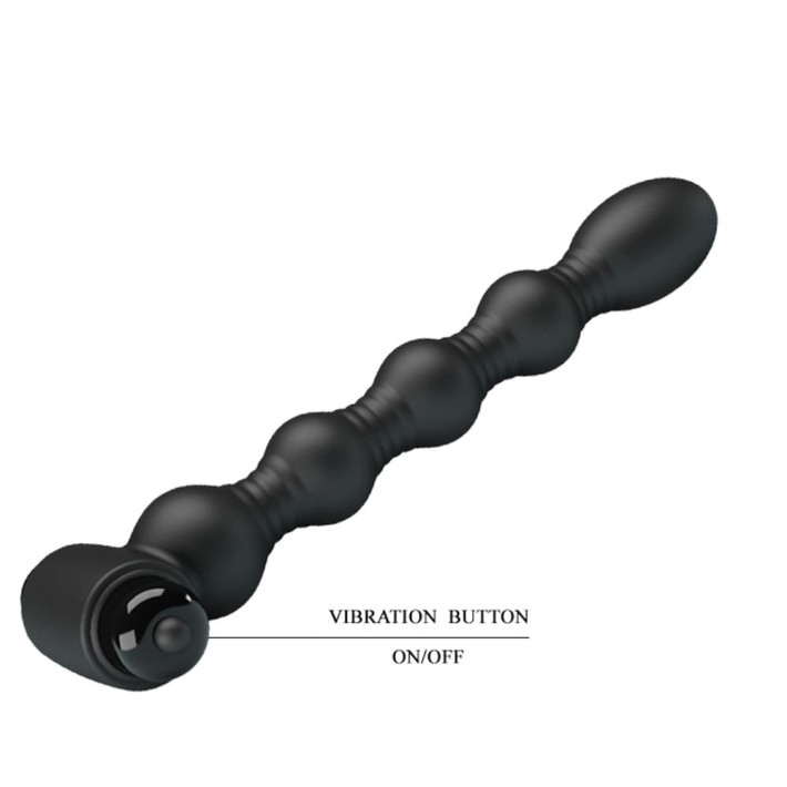 Vibrator Anal Lynn, Negru, 18 Cm 2