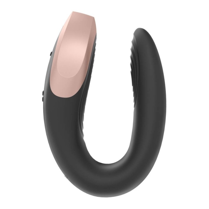 Vibrator Pentru Cupluri Double Love, Negru 2