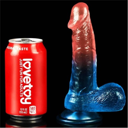 lovetoy, Dildo Realistic Dazzle Studs, Multicolor, 19 Cm, pasiune.ro