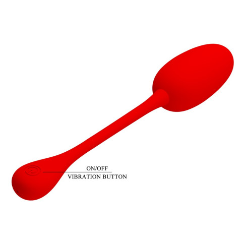 rosu, Ou Vibrator Knucker, Rosu, pasiune.ro