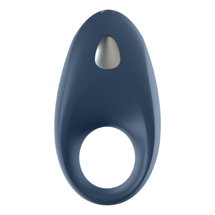Inel Penis Cu Vibratii Mighty One, Albastru 6