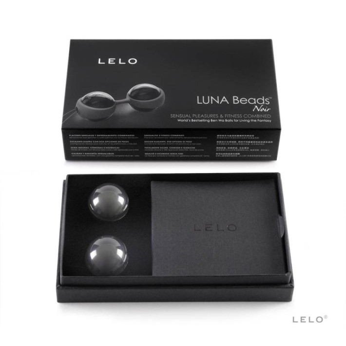 Bile Vaginale Kegel Lelo Luna, Negru, 2 Buc. 5