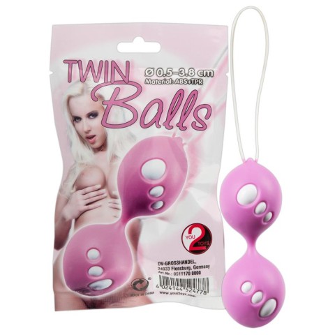 Bile vaginale, Bile Vaginale Twin Balls, Roz, pasiune.ro