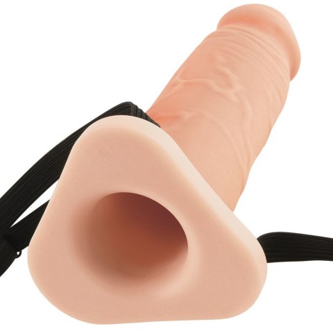 Fantasy X-tensions, Strap-on/extensie Penis Hollow Extension, Natural, 20 Cm, pasiune.ro