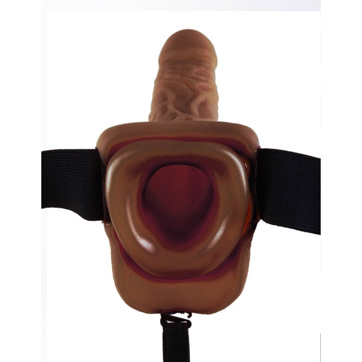 Strap-on/extensie Penis Cu Testicule, Brun, 22.8 Cm 5