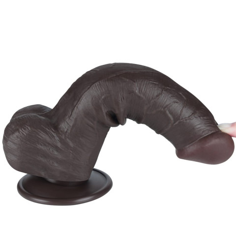 Pagina 9 - Dildouri Realistice, Dildo Realistic Sliding Skin Dual Layer Iii, Brun Inchis, 20 Cm, pasiune.ro