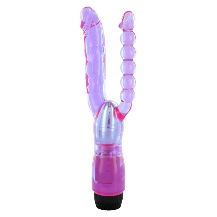 Vibrator Dublu Xcel Double Penetrating, Rosu 2