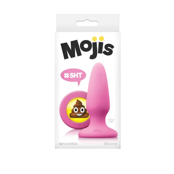 Dop Anal Mojis Sht Medium Roz, 8.5 Cm 2