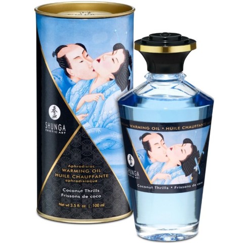 Uleiuri masaj si creme, Ulei Afrodiziac Cu Efect De Caldura Coconut Thrills, 100 Ml, pasiune.ro