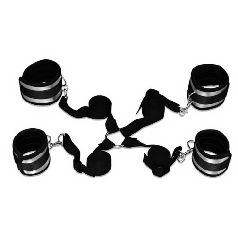 set, Set Imobilizare Erotica Struggle My Bed Restraints, pasiune.ro