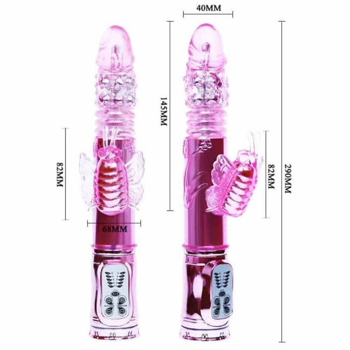 Vibrator Throbbing Butterfly, Roz 2