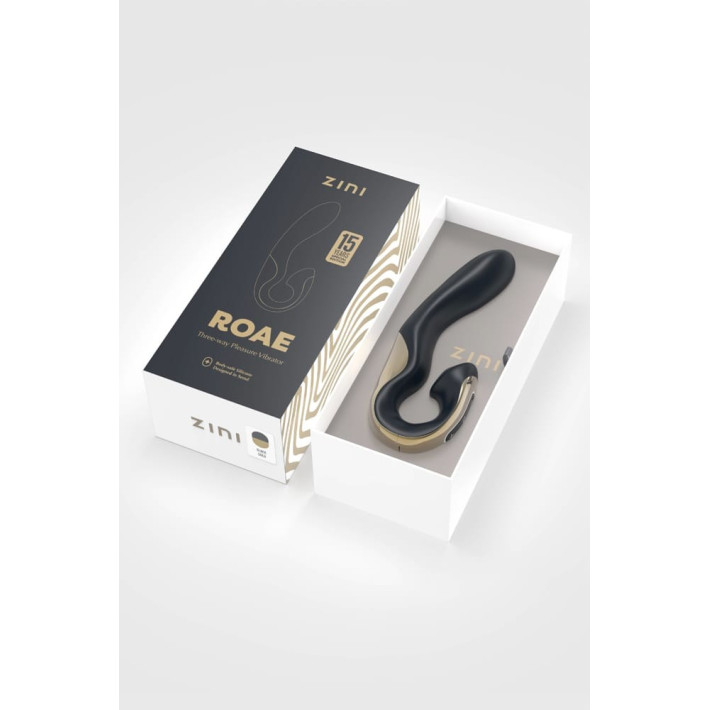 Zini Roae Se Three-way Pleasure Vibrator Black Gold_b0o50_4 3