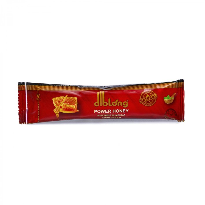 Miere Afrodisiac Diblong Power Honey, Unisex, 12 Plicuri X 15 G 3
