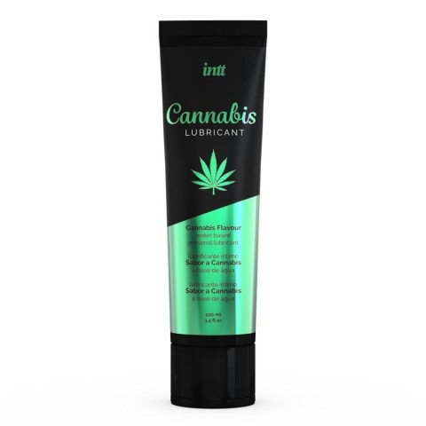 Intt, Lubrifiant Pe Baza De Apa Cu Aroma Cannabis, 100 Ml, pasiune.ro