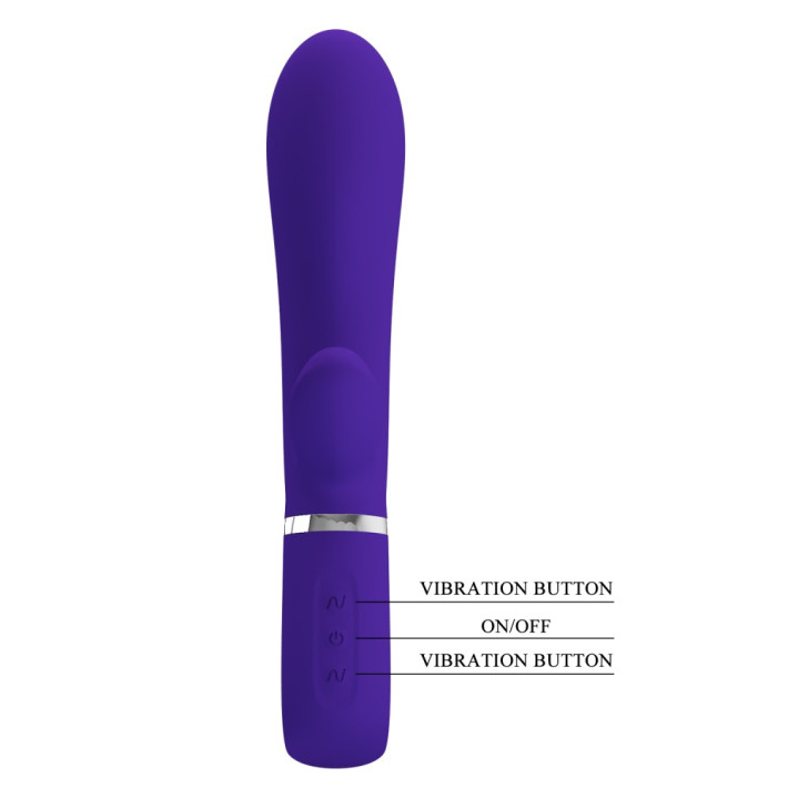 Vibrator Rabbit Thomas, Indigo, 20.5 Cm 11