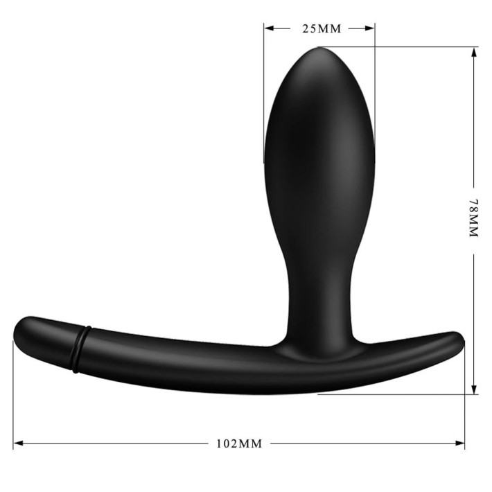 Dop Anal Gonflabil Drake, Negru, 7 Cm 8