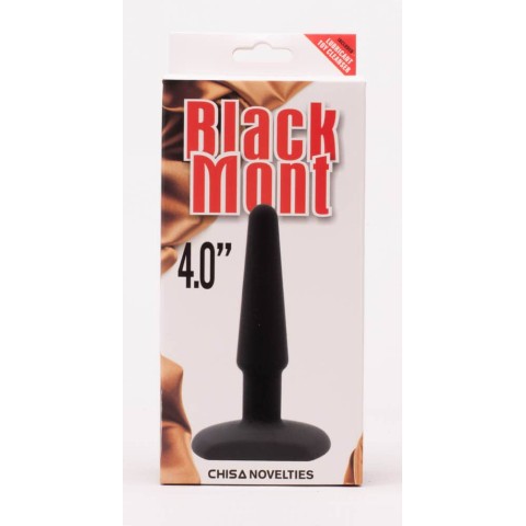 Chisa Novelties, Dop Anal Clasic Black Mont, Negru, 11 Cm, pasiune.ro