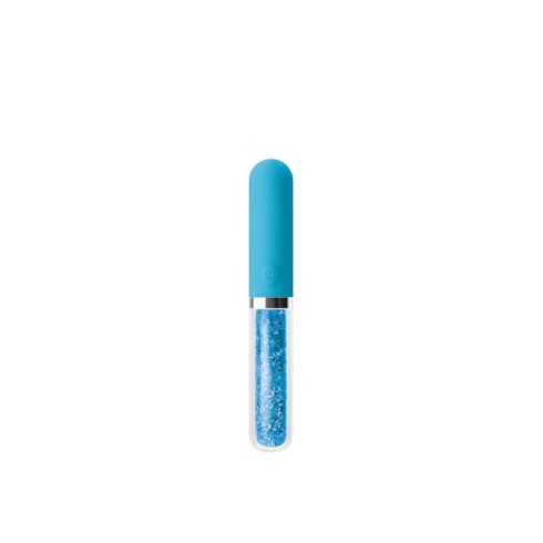 blue, Vibrator Clasic Stardust Posh, Turcoaz, 12.5 Cm, pasiune.ro