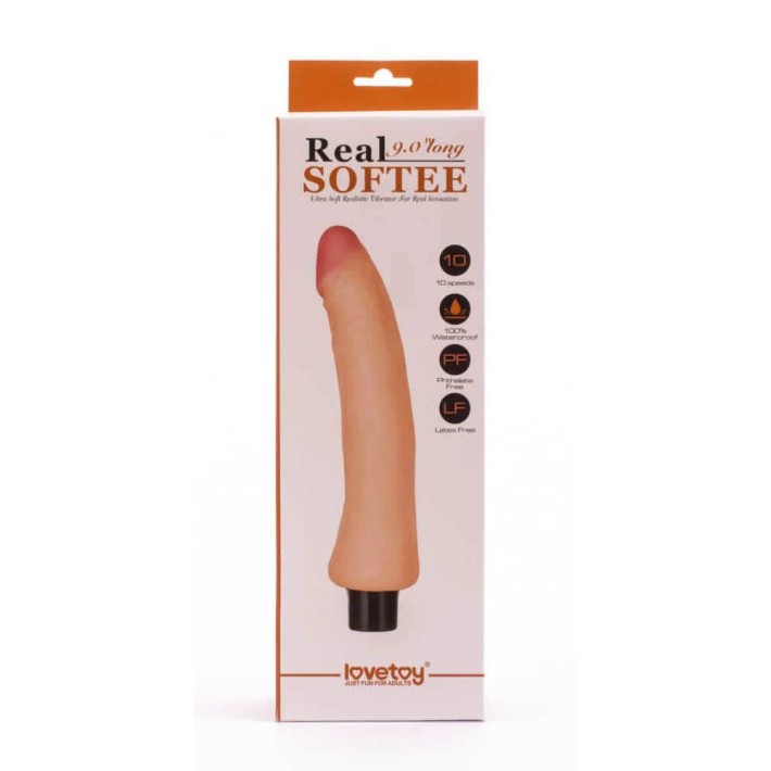Vibrator Real Softee, Natural, 22.8 Cm 3