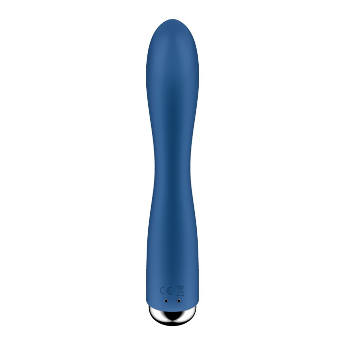 Vibrator Cu Rotatii Spinning Rabbit 1, Albastru, 20 Cm 4