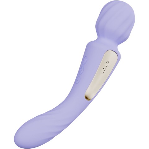 LELO, Vibrator Lelo Swich Wand Stimulare Dubla Liliac, pasiune.ro