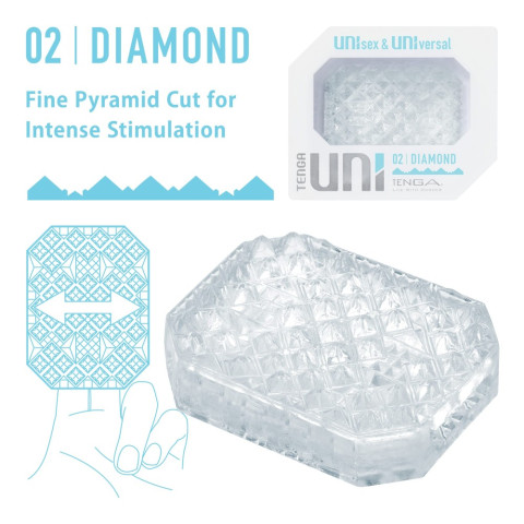 Tenga, Stimulator Unisex Uni Diamond, pasiune.ro