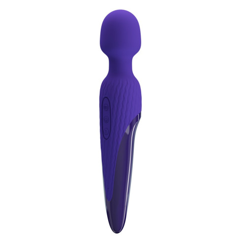 ou, Vibrator Bagheta Cu Functie Incalzire Antony Youth, Indigo, 26 Cm, pasiune.ro