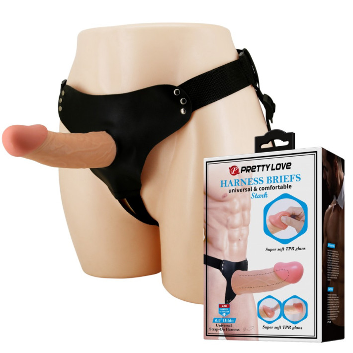 Strap-on Stark Universal Si Confortabil Pretty Love 17.5 Cm 12