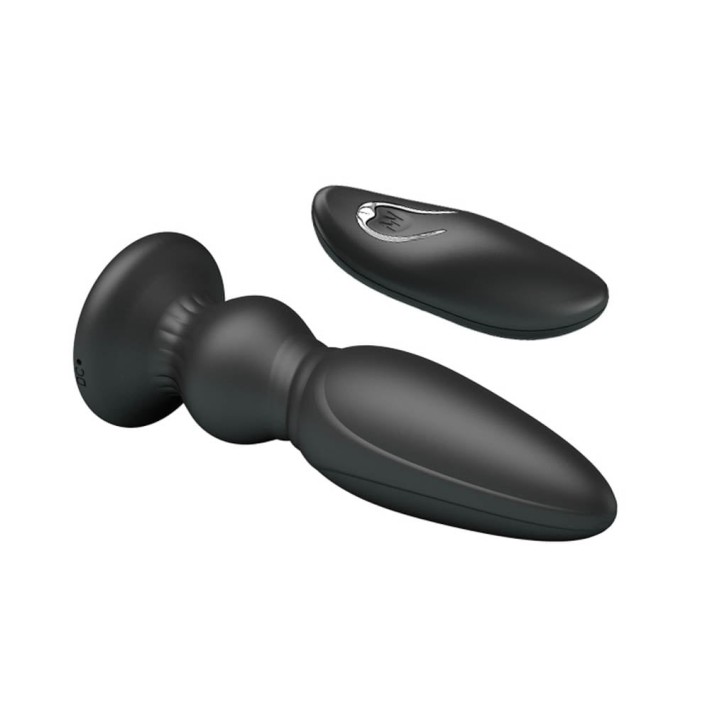 Dop Anal Cu Vibratii Mr. Play Super Power Ii, Negru, 12 Cm 6