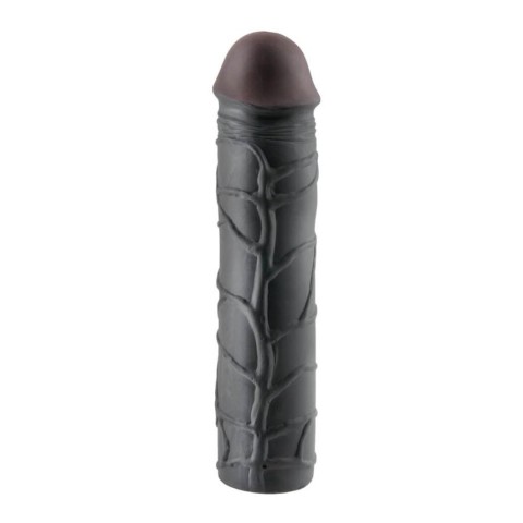 Pipedream - Fantasy XTensions, Extensie/manson Penis Mega 3 Extension, Negru,+7.5 Cm, pasiune.ro