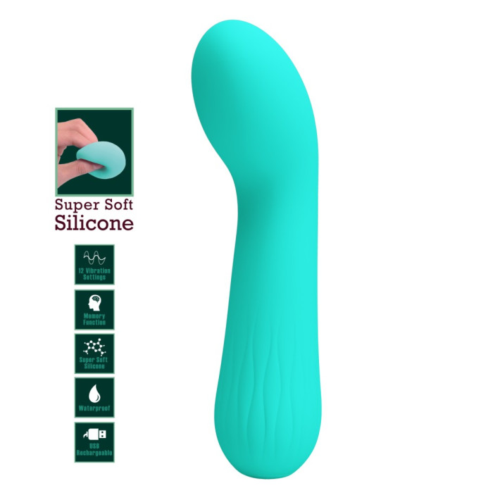 Vibrator Punctul G Faun, Verde, 15 Cm 6