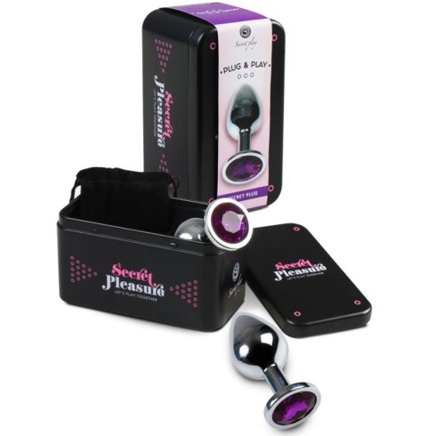 dop, Plug Anal Metal Purple M, pasiune.ro