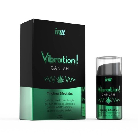 Intt, Gel Stimulant Cu Aroma Ganjah Vibration, 15 Ml, pasiune.ro