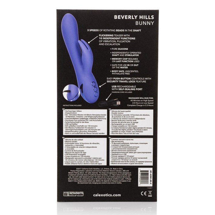 Vibrator Rabbit Beverly Hills Bunny California Dreaming 4