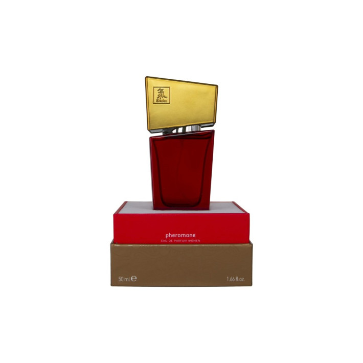 Shiatsu Pheromon Fragrance Woman Red  50 Ml 4