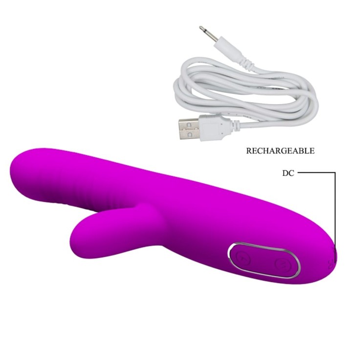 Vibrator Punctul G Angelique, Violet, 22 Cm 5
