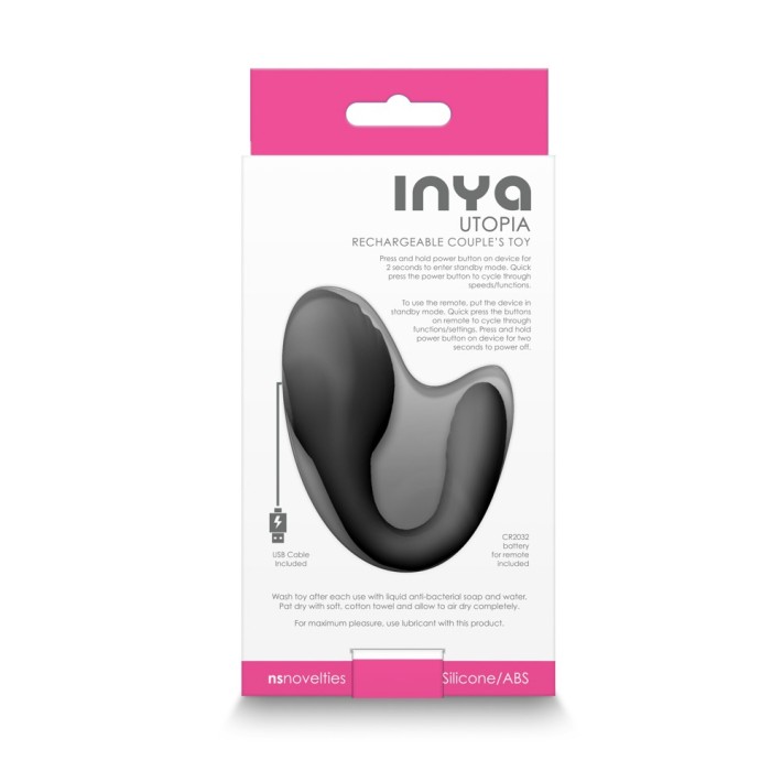 Vibrator Cupluri Inya Utopia, Negru 5