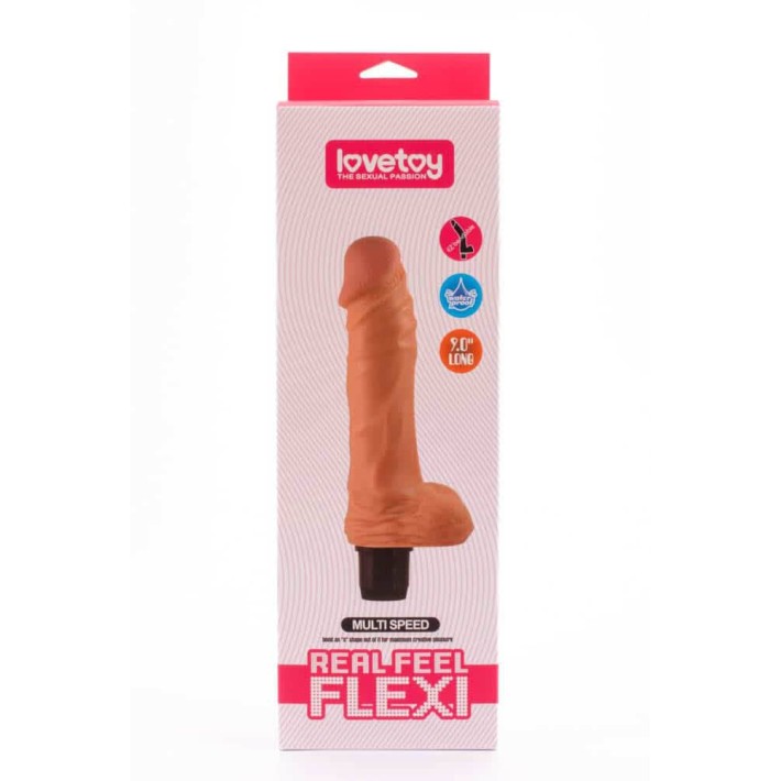 Vibrator Real Feel Flexi Vibrator 1, Natural, 26 Cm 3