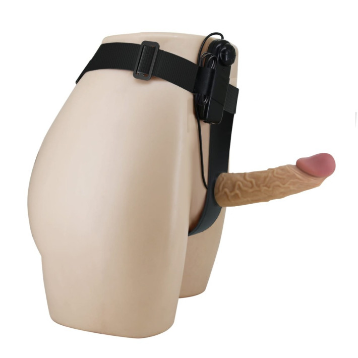 Strap-on Cu Vibratii Draven, Brun, 17.5 Cm 5
