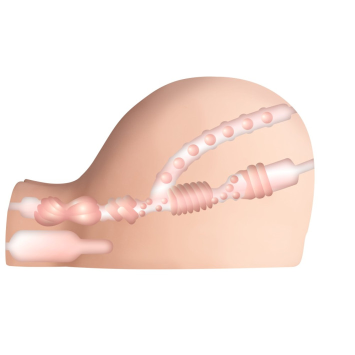 Masturbator 2-in-1 Vagin + Anus Cu Vibratii Xxx To-go Iii 5