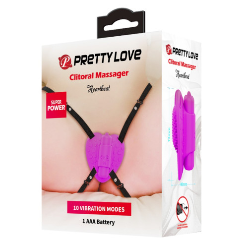 heart, Degetar Cu Vibratii Heartbeat Clitoral Massager, pasiune.ro