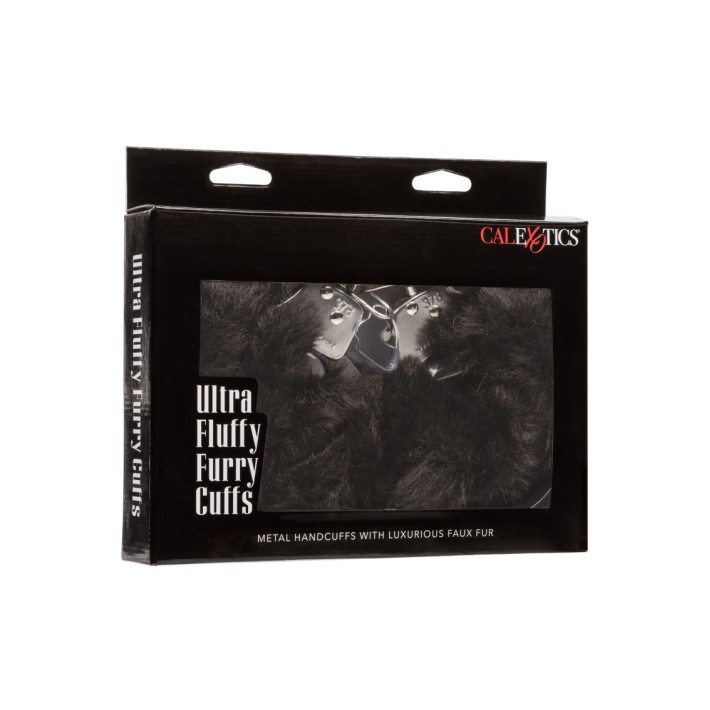 Catuse Pufoase Fluffy Furry Negre 4