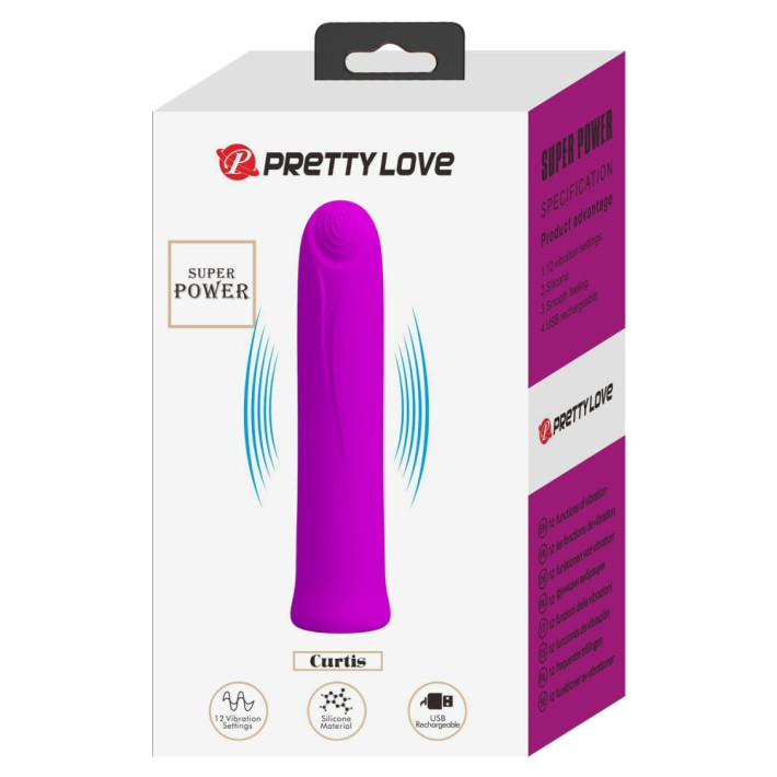Vibrator Clasic Curtis, Violet, 10 Cm 8