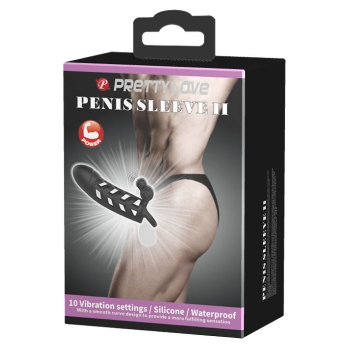 Manson / Extensie Penis Cu Vibratii Sleeve Ii 7