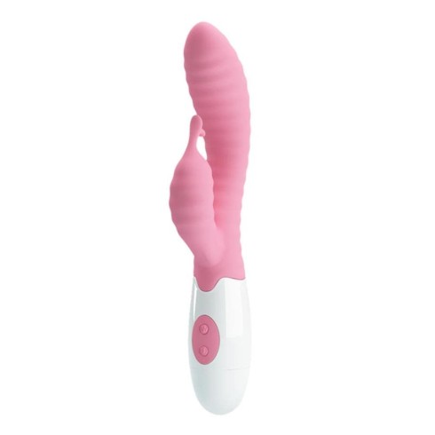 stimulator, Vibrator Rabbit Hyman, Roz, 20 Cm, pasiune.ro